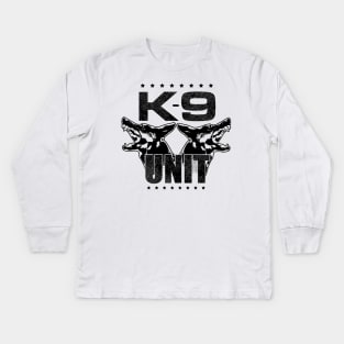 K-9 Unit - Police Unit - German Shepherd Kids Long Sleeve T-Shirt